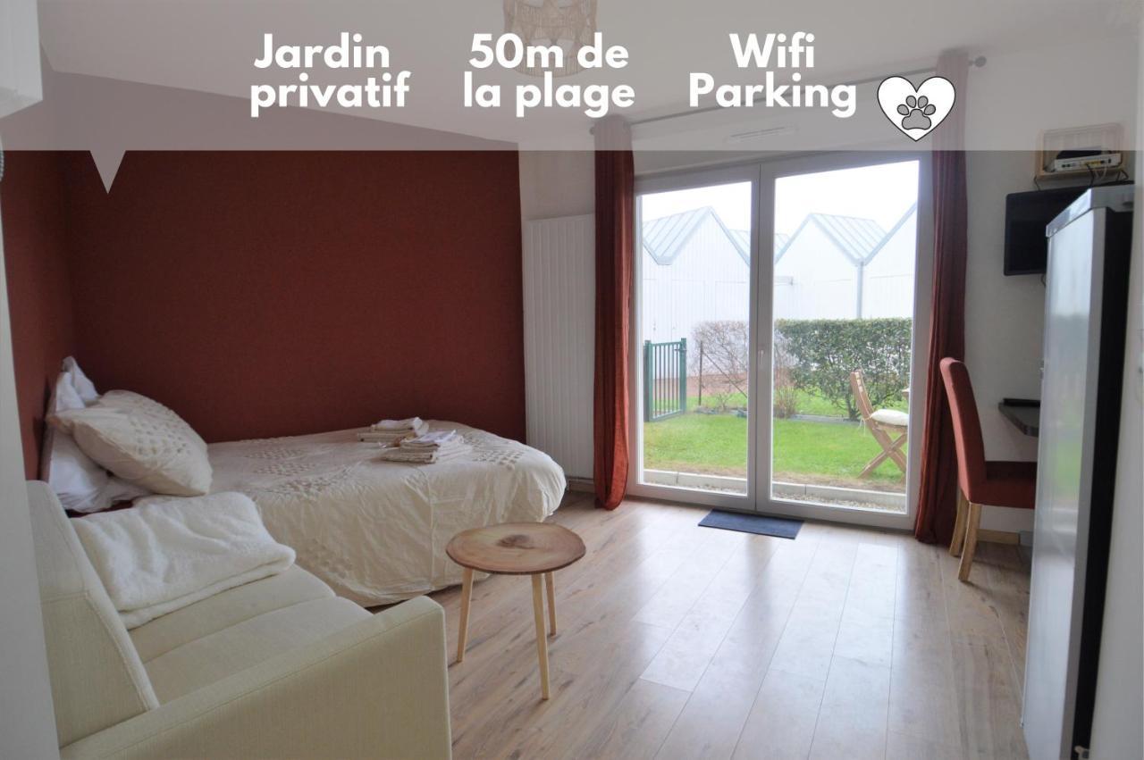 Jardin - à 50m de la plage - Wifi - Parking Courseulles-sur-Mer Esterno foto